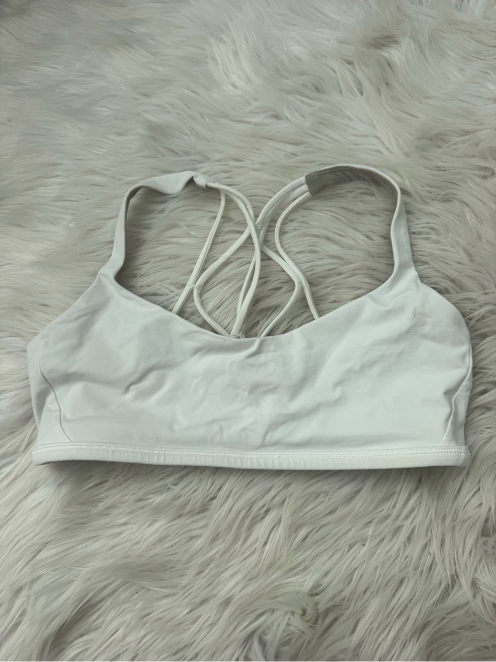 Lululemon Free To Be Zen Sports Bra White 8